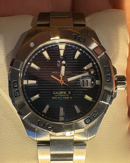 2020 Tag Heuer Aquaracer 300M 43MM Blue Dial Steel Bracelet (WAY2012.BA0927)