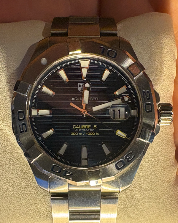 2020 TAG Heuer Aquaracer 43MM Blue Dial Steel Bracelet (WAY2012.BA0927