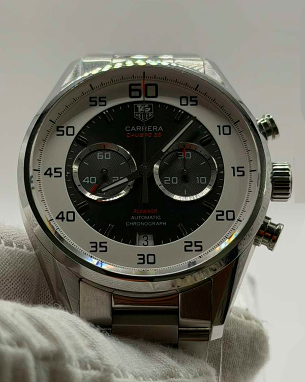 Tag Heuer Carrera Calibre 36 Flyback 43MM Grey Dial Steel Bracelet (CAR2B11.BA0799)