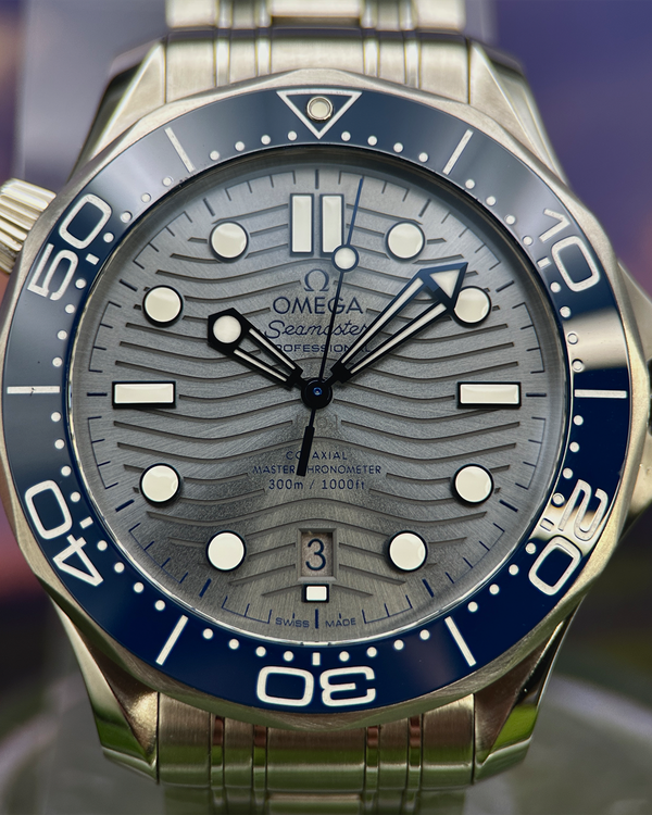 2023 Omega Seamaster Diver 300M 42MM Grey Dial Steel Bracelet (210.30.42.20.06.001)