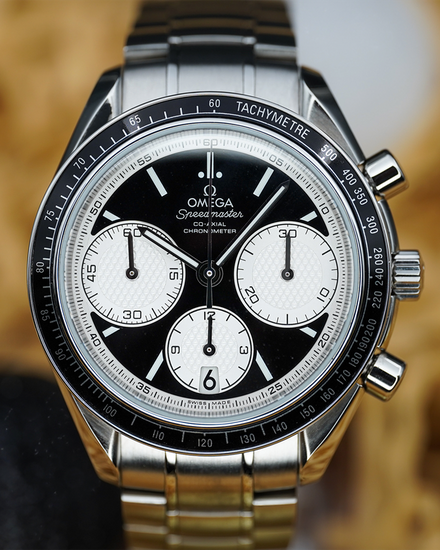No Reserve - 2026 Omega Speedmaster Racing 40MM Black Dial Steel Bracelet (326.30.40.50.01.002)