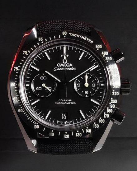 2017 Omega Speedmaster Dark Side of the Moon “Pitch Black” 44.25MM Black Dial Textile Strap (311.92.44.51.01.004)