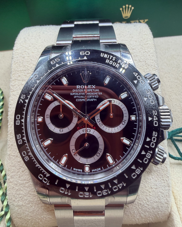 2023 Rolex Cosmograph Daytona 40MM Black Dial Oyster Bracelet (116500LN)