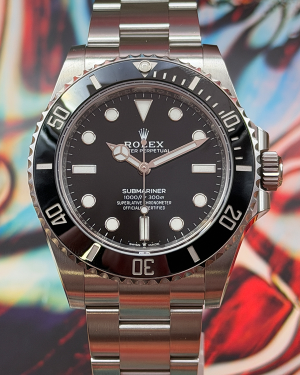 2021 Rolex Submariner No-Date 41MM Black Dial Oyster Bracelet (124060)