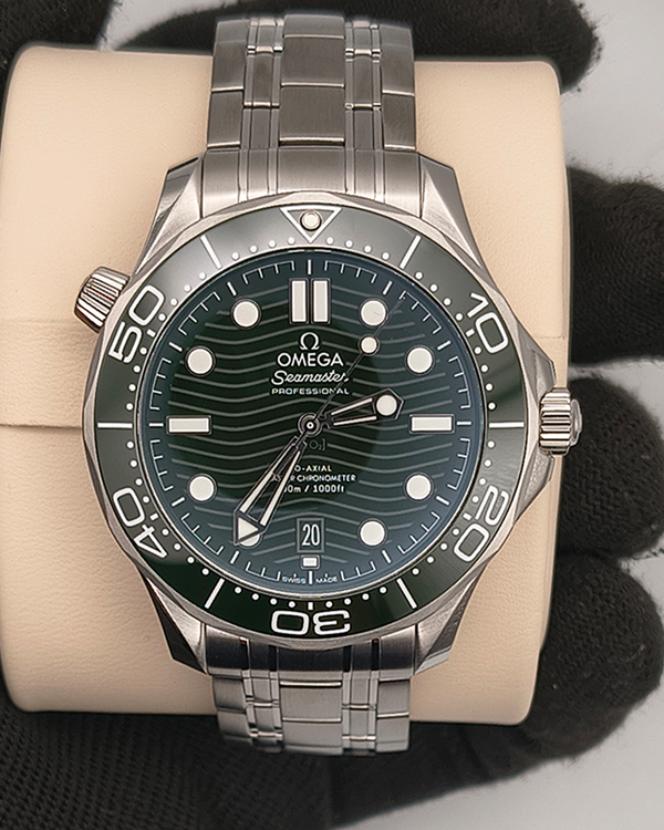 2026 Omega Seamaster Diver 300M "Seaweed" 42MM Green Dial Steel Bracelet (210.30.42.20.10.001)