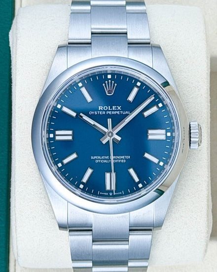 2026 Rolex Oyster Perpetual 41MM Blue Dial Oyster Bracelet (134300)