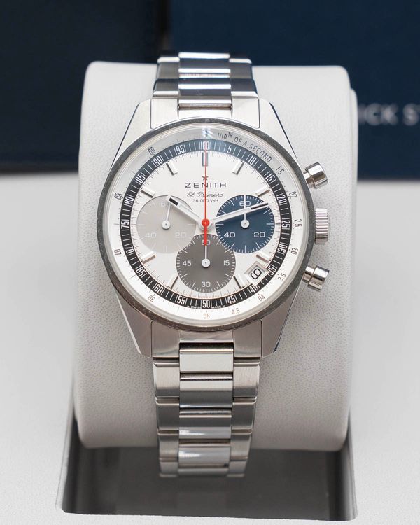 2022 Zenith Chronomaster Original 38MM White Dial Steel Bracelet (03.3200.3600/69.M3200)