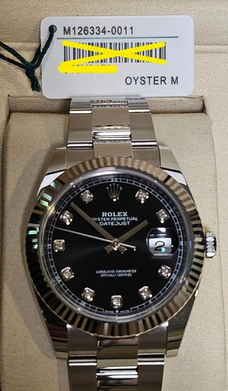 2026 Rolex Datejust 41MM Rhodium Dial Oyster Bracelet (126334)