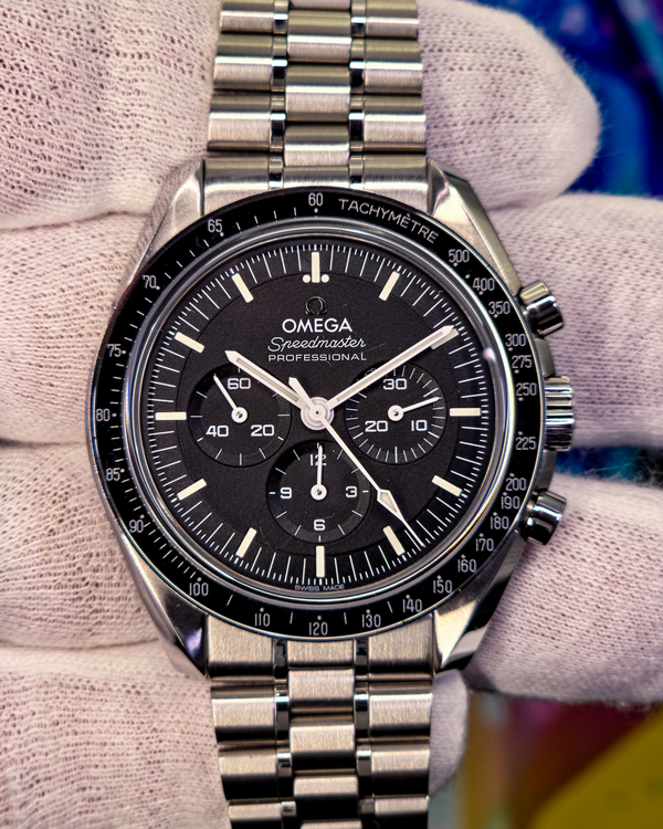 2025 Omega Speedmaster Professional Moonwatch 42MM Black Dial Steel Bracelet (310.30.42.50.01.002)