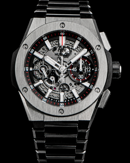 2021 Hublot Big Bang Integrated 42MM Skeleton Dial Titanium Bracelet (451.NX.1170.NX)