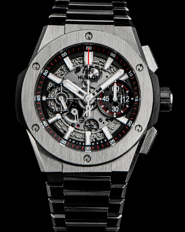 2021 Hublot Big Bang Integrated 42MM Skeleton Dial Titanium Bracelet (451.NX.1170.NX)