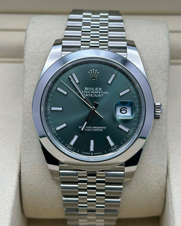 2026 Rolex Datejust 41MM Green Dial Jubilee Bracelet (126300)