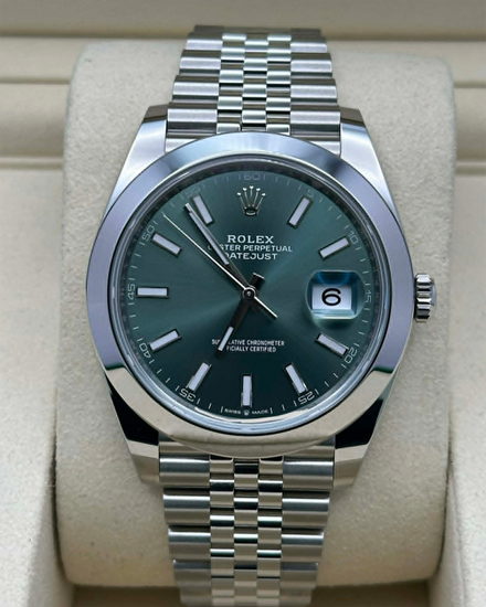 2026 Rolex Datejust 41MM Green Dial Jubilee Bracelet (126300)