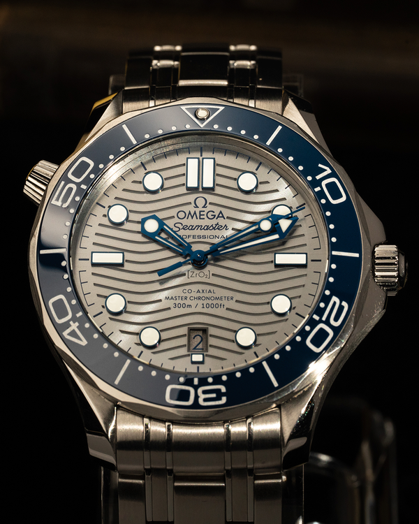 2020 Omega Seamaster Diver 300M 42MM Grey Dial Steel Bracelet (210.30.42.20.06.001)