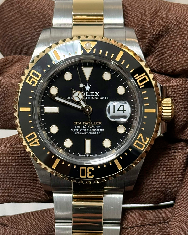 2019 Rolex Sea-Dweller 43MM Black Dial Two-Tone Oyster Bracelet (126603)