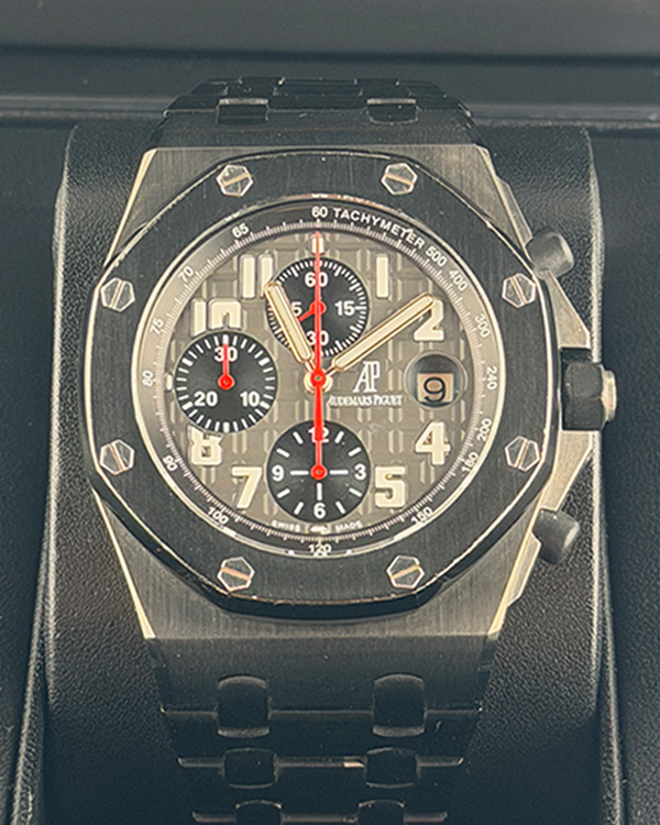 Audemars Piguet Royal Oak Offshore Chronograph 42MM Grey Dial Aftermarket Steel Bracelet (26170ST)