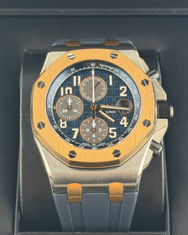 Audemars Piguet Royal Oak Offshore 42MM Blue Dial Rubber Strap (26471SR.OO.D101CR.01)