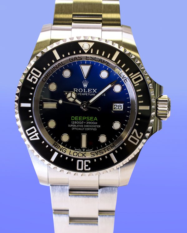 2026 Rolex Sea-Dweller Deepsea "James Cameron" 44MM Blue Dial Oyster Bracelet (136660)