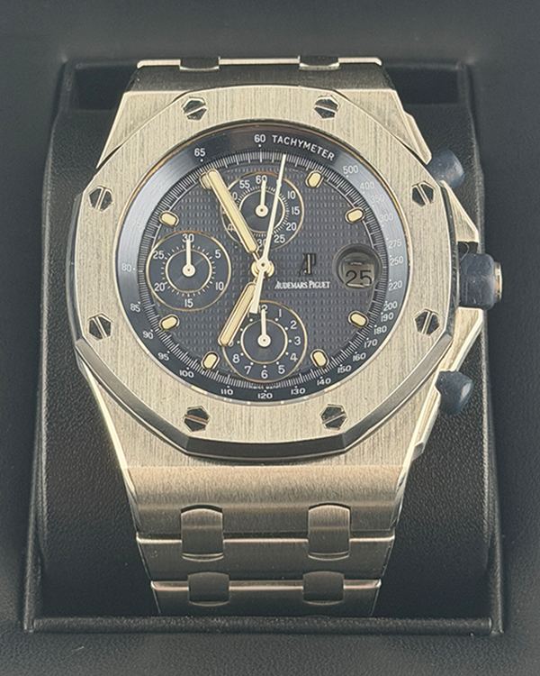 Audemars Piguet Royal Oak Offshore Chronograph 42MM Blue Dial Steel Bracelet (25721ST)