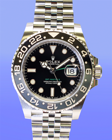 2026 Rolex GMT-Master II “Bruce Wayne” 40MM Black Dial Jubilee Bracelet (126710GRNR)