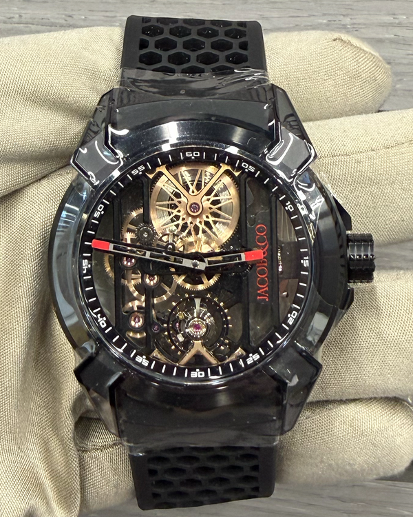 2026 Jacob & Co. Epic X 44MM Skeleton Dial Rubber Strap (EX.110.21.AAA)