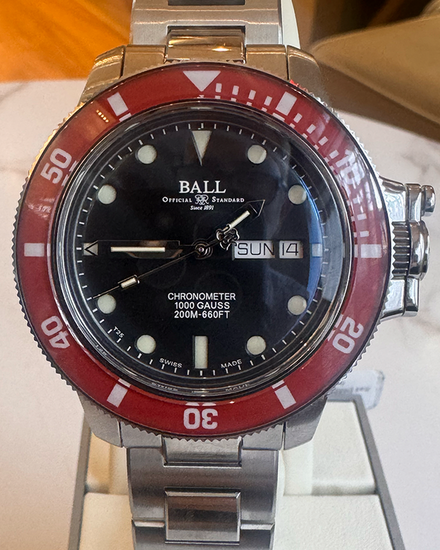2025 Ball Engineer Hydrocarbon 40MM Black Dial Steel Bracelet (DM2118B-S2CJ-BK)