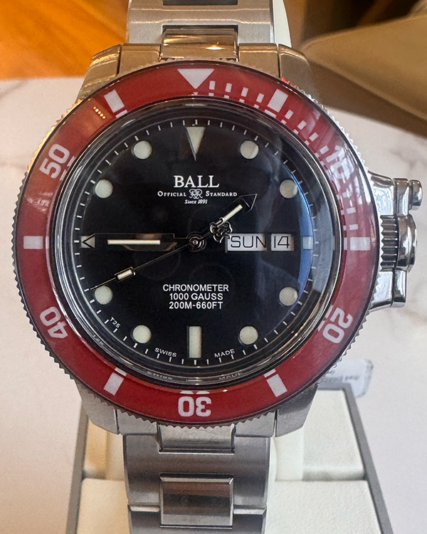 2025 Ball Engineer Hydrocarbon 40MM Black Dial Steel Bracelet (DM2118B-S2CJ-BK)