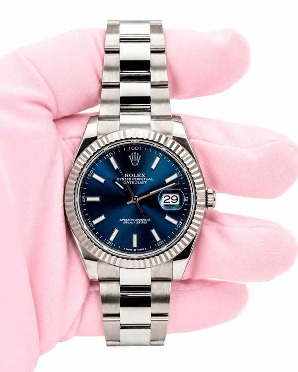 2025 Rolex Datejust 41MM Blue Dial Oyster Bracelet (126334)