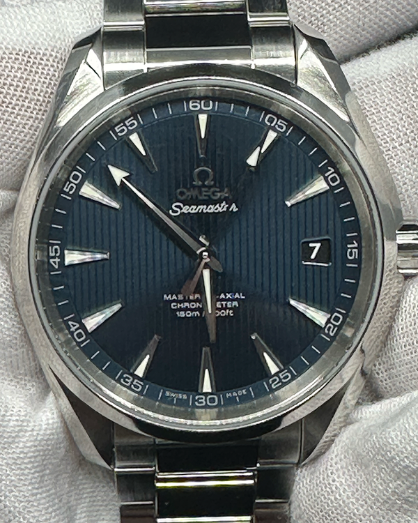 2016 Omega Seamaster Aqua Terra 150M 41.5MM Blue Dial Steel Bracelet (231.10.42.21.03.003)