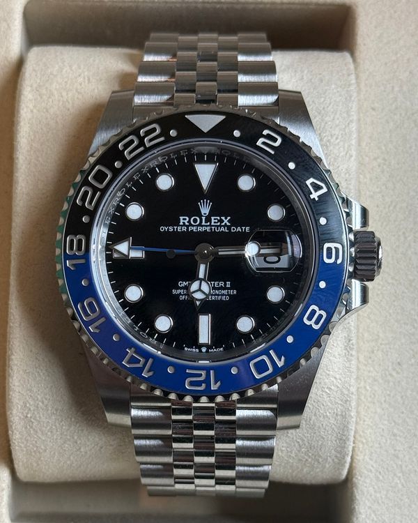 2026 Rolex GMT-Master II "Batgirl" 40MM Black Dial Jubilee Bracelet (126710BLNR)