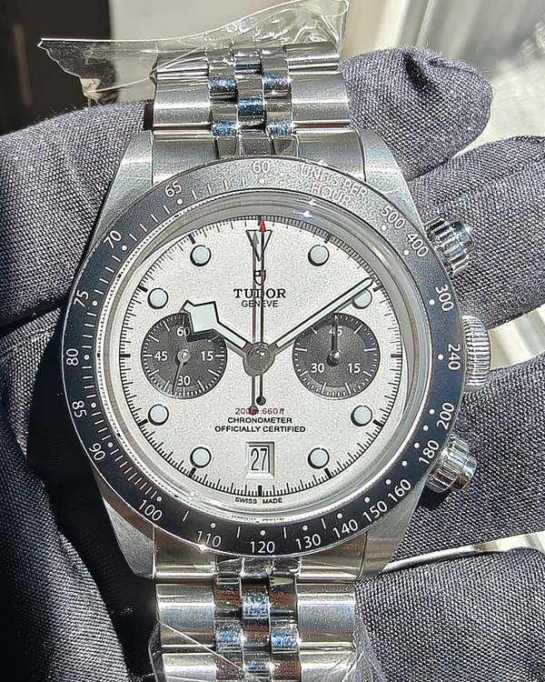 2025 Tudor Black Bay Chrono "Panda" 41MM White Dial Steel Bracelet (79360N)