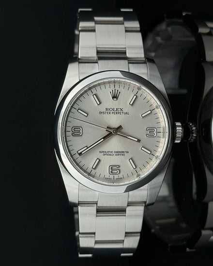 2016 Rolex Oyster Perpetual 36MM Silver Dial Oyster Bracelet (116000)