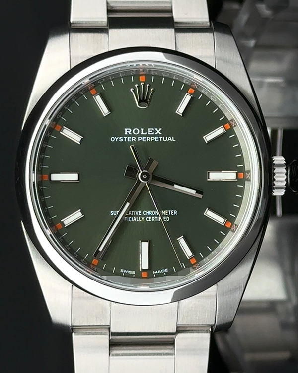 2020 Rolex Air-King 34MM Green Dial Oyster Bracelet (114200)