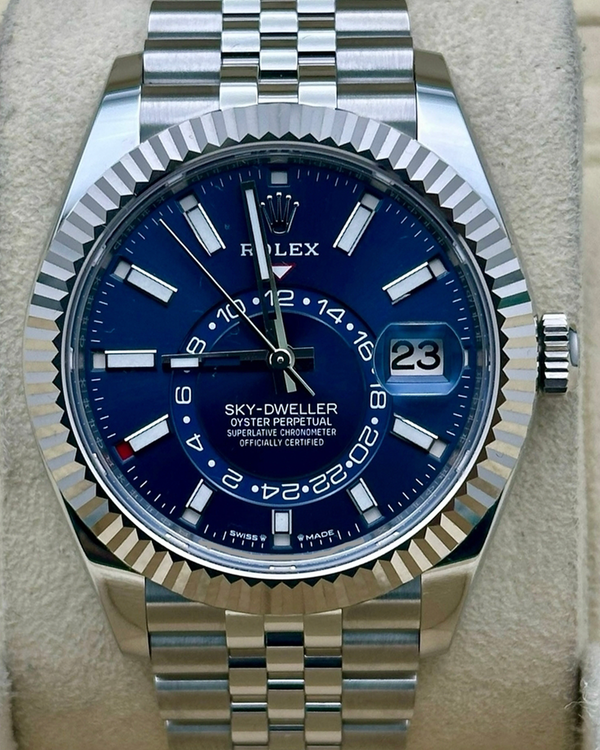 2026 Rolex Sky-Dweller 42MM Blue Dial Jubilee Bracelet (336934)
