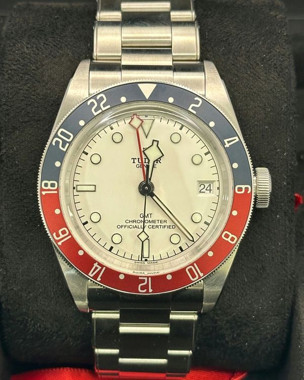2026 Tudor Black Bay GMT "Pepsi" 41MM White Dial Steel Bracelet (79830RB)