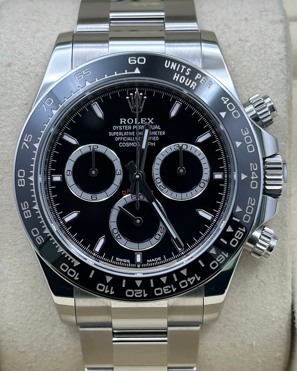 2025 Rolex Cosmograph Daytona 40MM Black Dial Oyster Bracelet (126500LN)