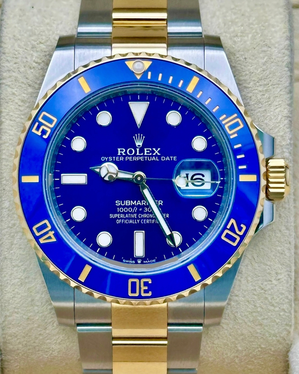 2023 Rolex Submariner Date "Bluesy" 41MM Blue Dial Two-Tone Oyster Bracelet (126613LB)