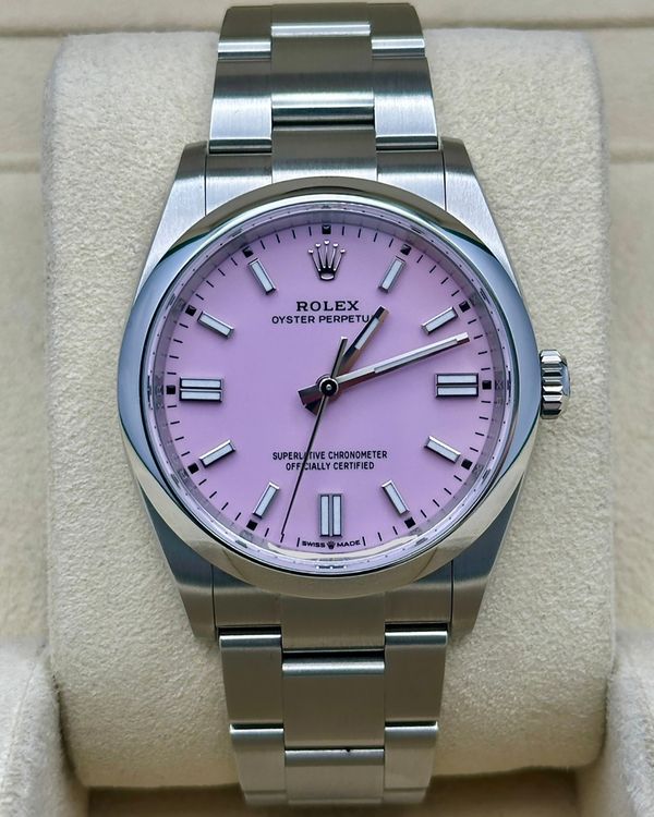 2026 Rolex Oyster Perpetual 36MM Pink Dial Oyster Bracelet (126000)