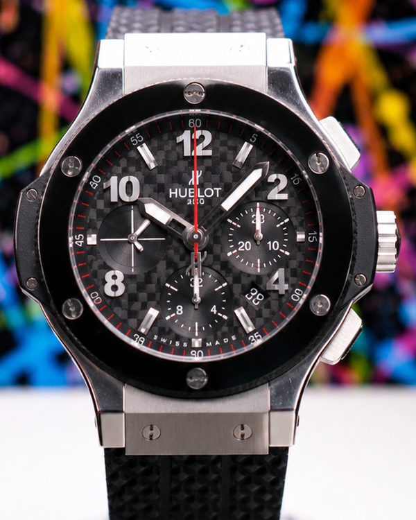 2021 Hublot Big Bang 44MM Black Dial Rubber Strap (301.SB.131.RX)