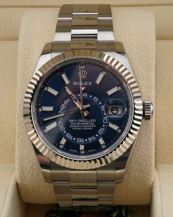 2023 Rolex Sky-Dweller 42MM Blue Dial Oyster Bracelet (326934)