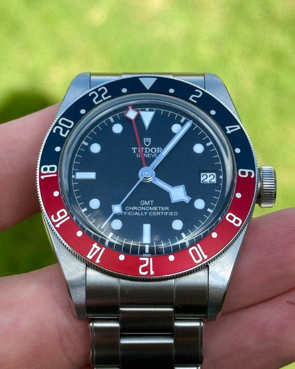 No Reserve - 2021 Tudor Black Bay GMT "Pepsi" 41MM Black Dial Steel Bracelet (79830RB)
