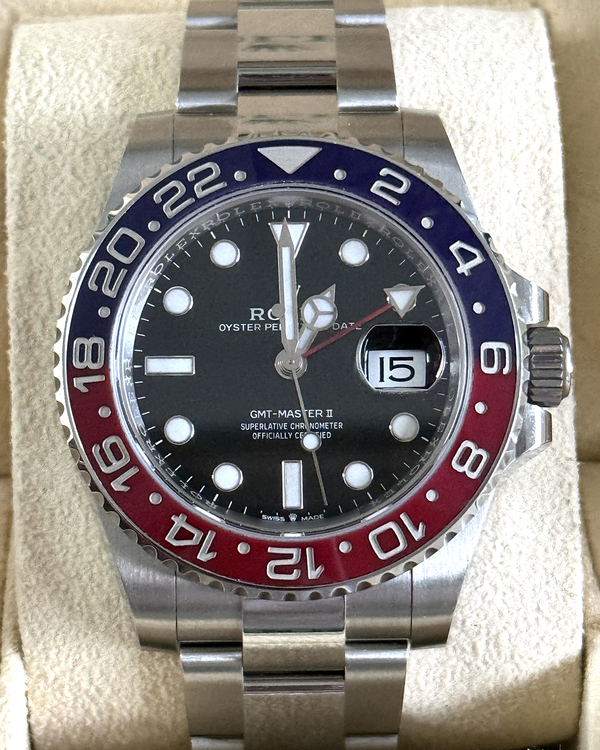 No Reserve - 2020 Rolex GMT-Master II "Pepsi" 40MM Black Dial Oyster Bracelet (126710BLRO)