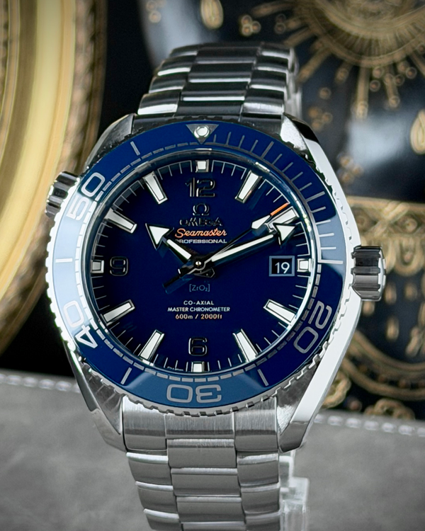 2024 Omega Seamaster Planet Ocean 600M 43.5MM Blue Dial Steel Bracelet (215.30.44.21.03.001)