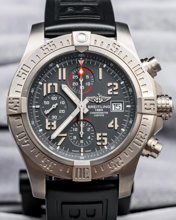 2018 Breitling Avenger Bandit 45mm Grey Dial Rubber Strap (E1338310/M534)