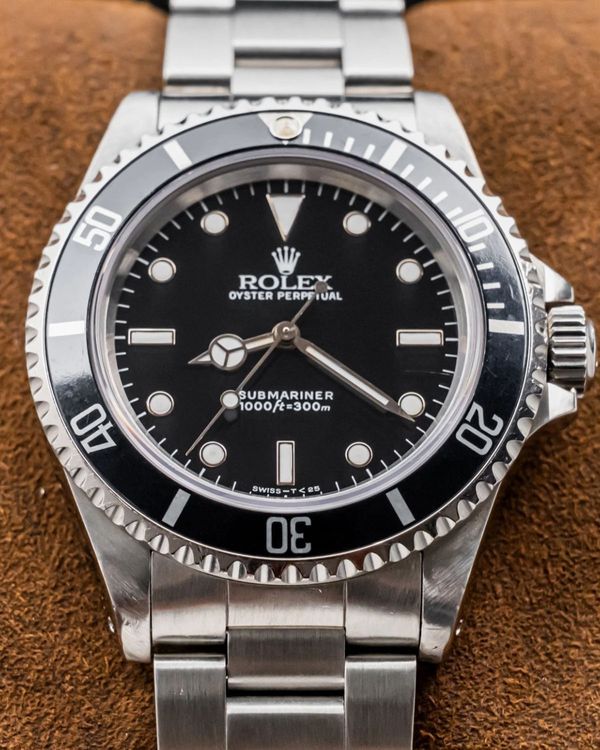 1995 Rolex Submariner No-Date 40MM Black Dial Oyster Bracelet (14060)
