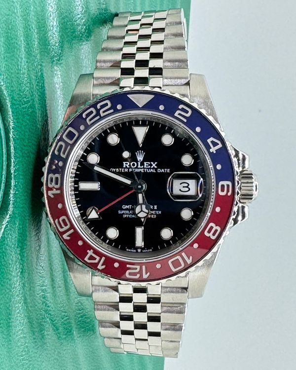 2021 Rolex GMT-Master II "Pepsi" 40MM Black Dial Jubilee Bracelet (126710BLRO)
