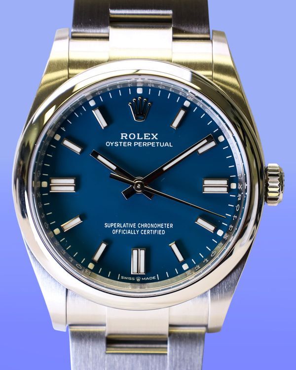 2025 Rolex Oyster Perpetual 36MM Blue Dial Oyster Bracelet (126000)