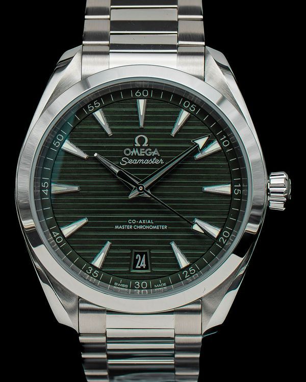 2025 Omega Seamaster Aqua Terra 150M 41MM Green Dial Steel Bracelet (220.10.41.21.10.001)