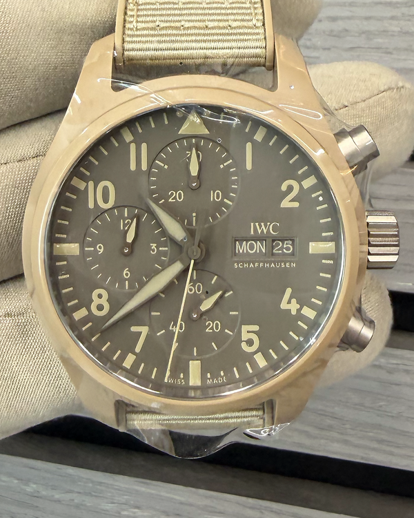 2026 IWC Schaffhausen Pilot Top Gun "Mojave Desert" 41MM Brown Dial Textile Strap (IW389402)