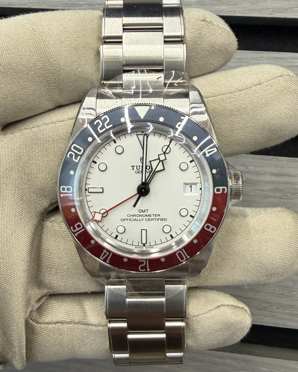 2026 Tudor Black Bay GMT "Pepsi" 41MM White Dial Steel Bracelet (79830RB)
